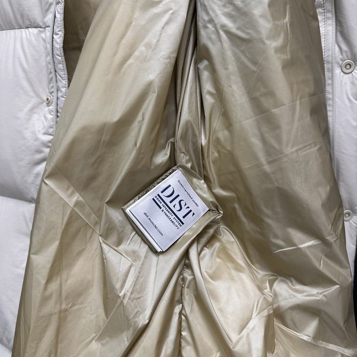 Clothing Moncler long puffer coat Beige