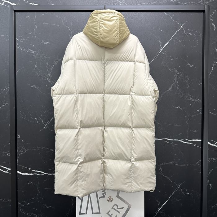 Clothing Moncler long puffer coat Beige