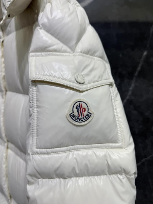 Clothing Moncler long puffer coat Black