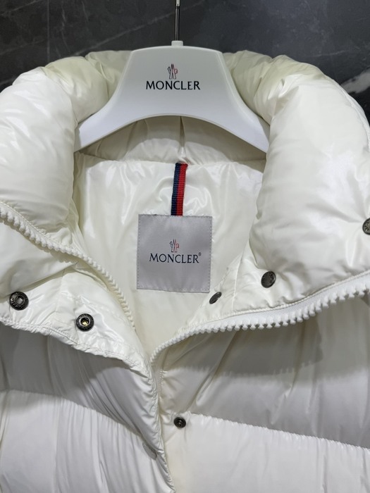 Clothing Moncler long puffer coat Black