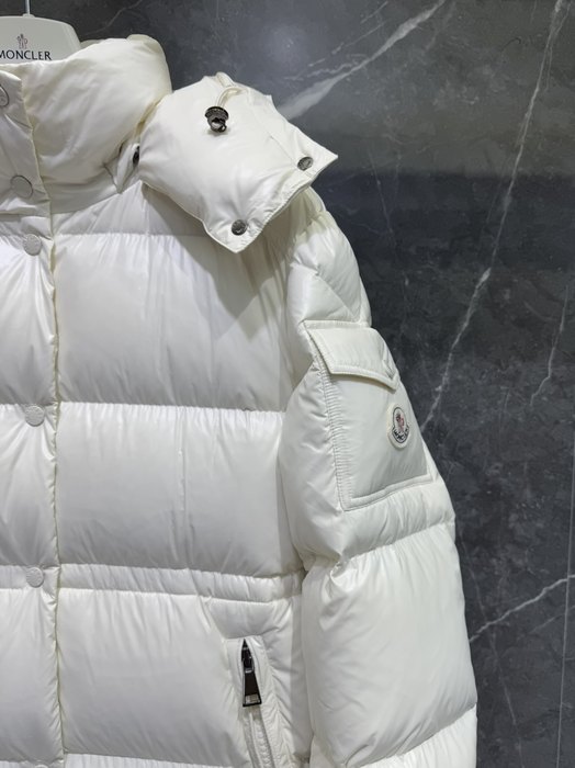 Clothing Moncler long puffer coat Black