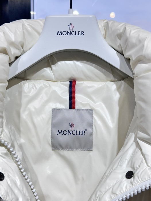 Clothing Moncler long puffer coat White