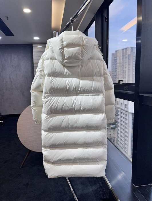Clothing Moncler long puffer coat White
