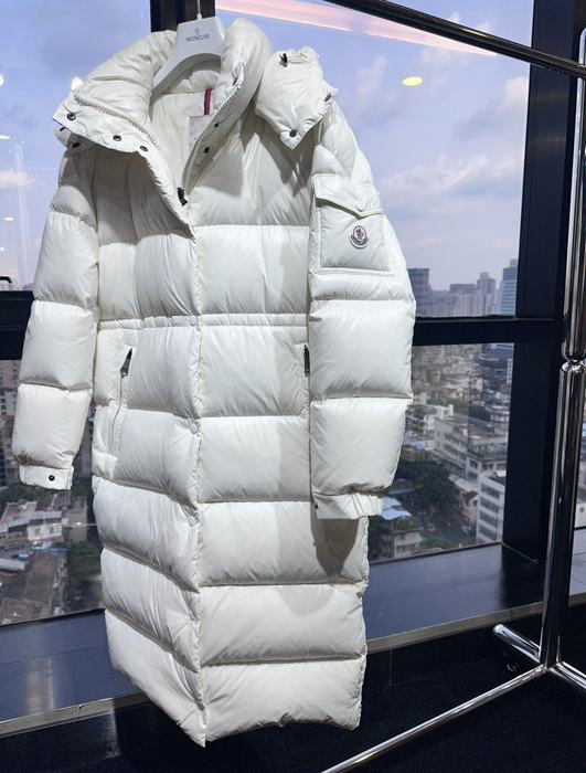 Clothing Moncler long puffer coat White