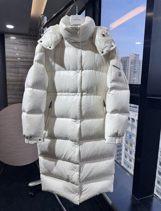 Clothing Moncler long puffer coat White