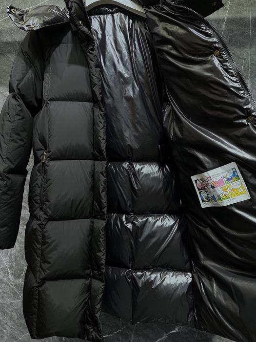Clothing Moncler long puffer jacket Black 001