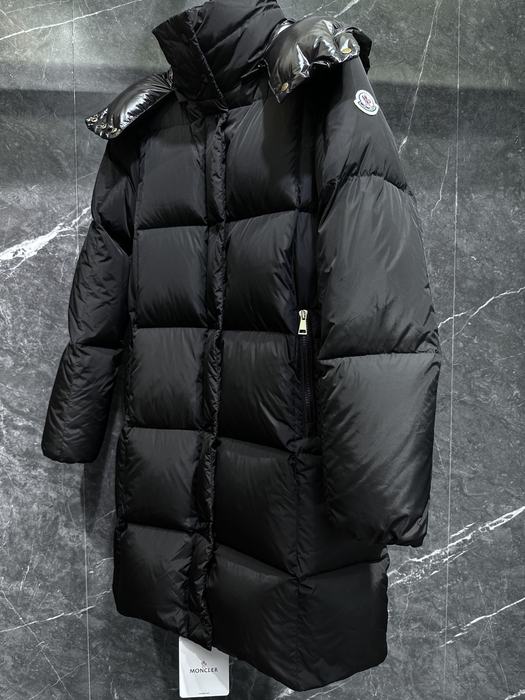 Clothing Moncler long puffer jacket Black 001