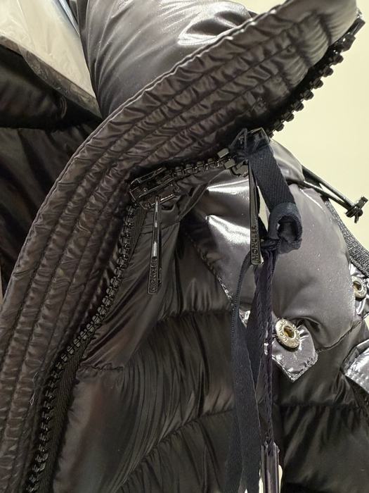 Clothing Moncler long puffer jacket Black