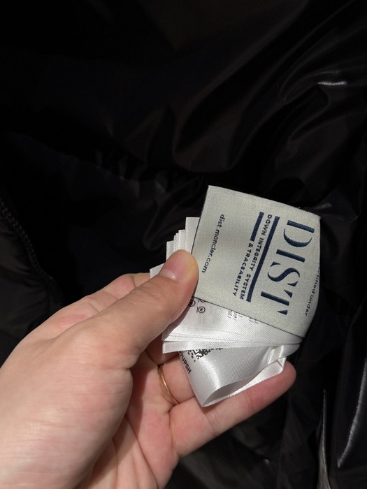 Clothing Moncler long puffer jacket Black