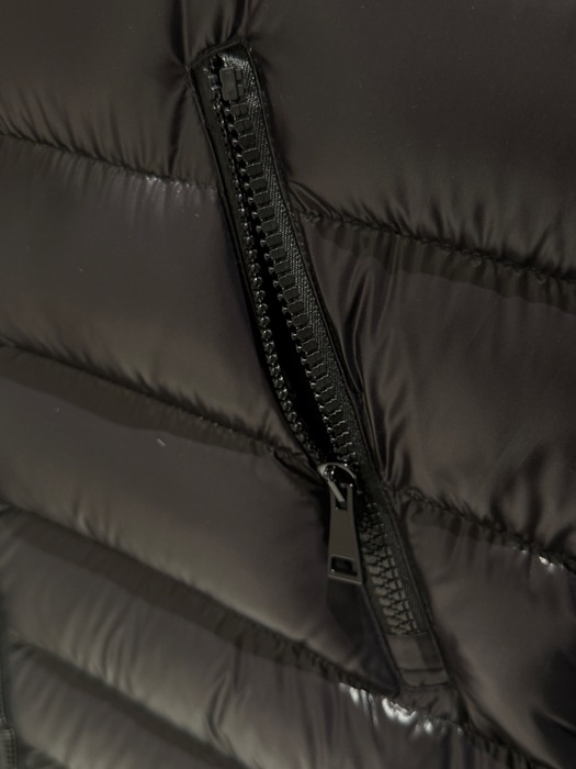 Clothing Moncler long puffer jacket Black