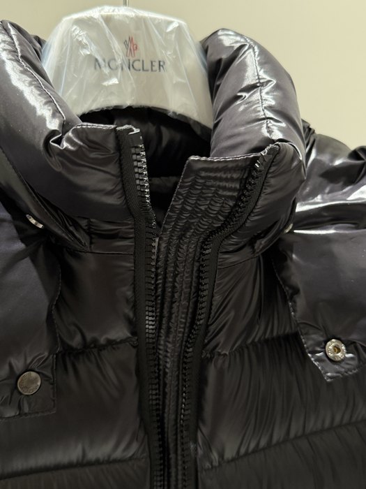 Clothing Moncler long puffer jacket Black