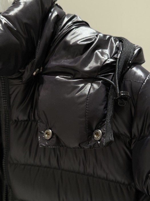 Clothing Moncler long puffer jacket Black