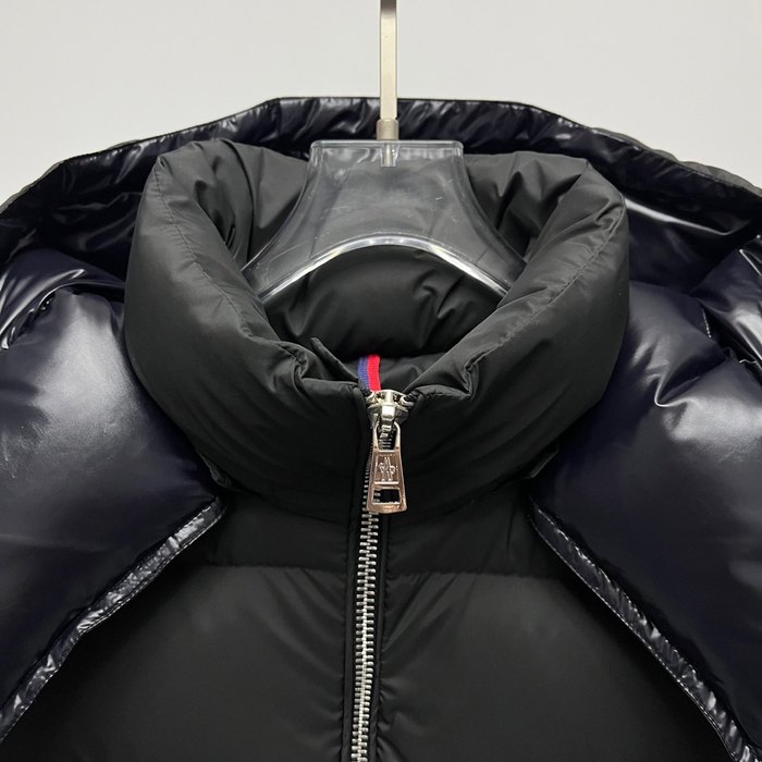 Clothing Moncler matte hooded down jacket Black