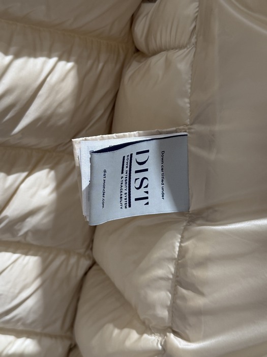 Clothing Moncler puffer coat with hood Beige