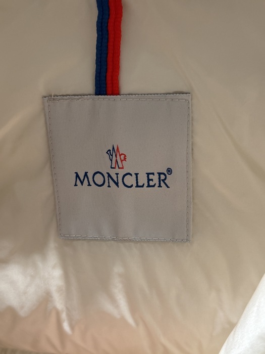 Clothing Moncler puffer coat with hood Beige