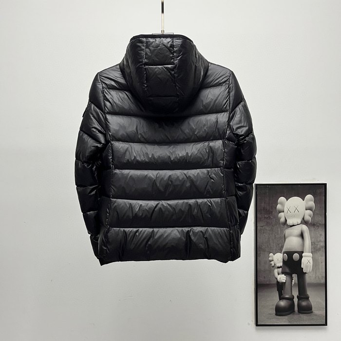 Clothing Moncler puffer hooded jacket Black