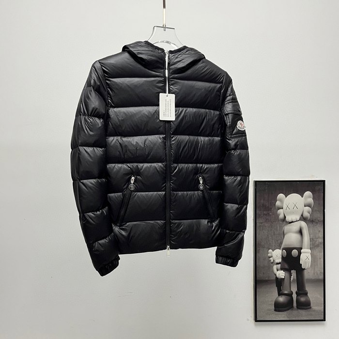 Clothing Moncler puffer hooded jacket Black