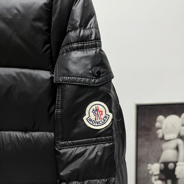 Clothing Moncler puffer hooded jacket Black