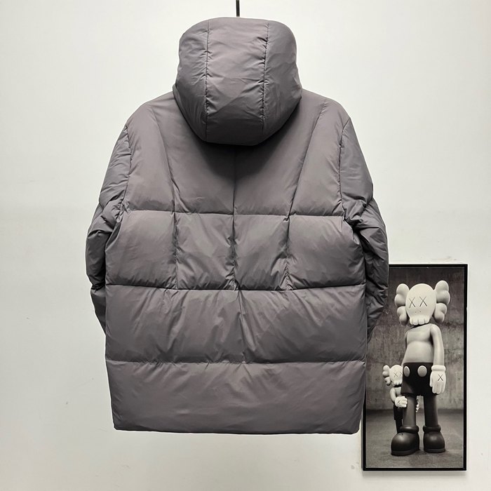 Clothing Moncler puffer hooded jacket Grey