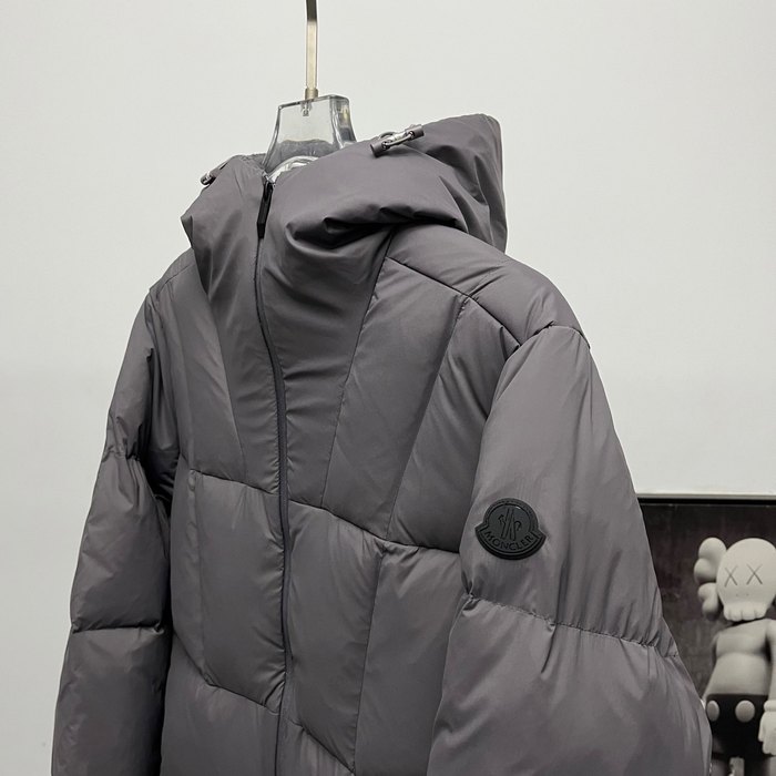 Clothing Moncler puffer hooded jacket Grey