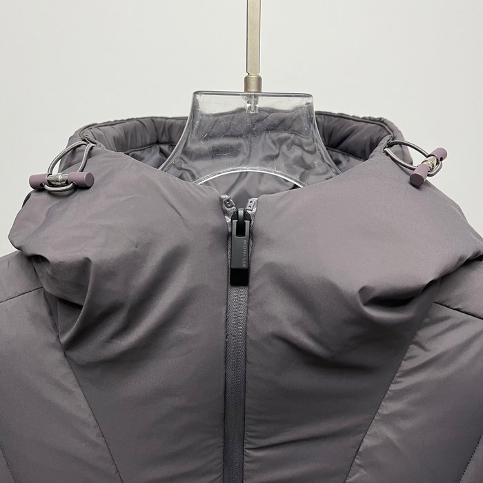 Clothing Moncler puffer hooded jacket Grey