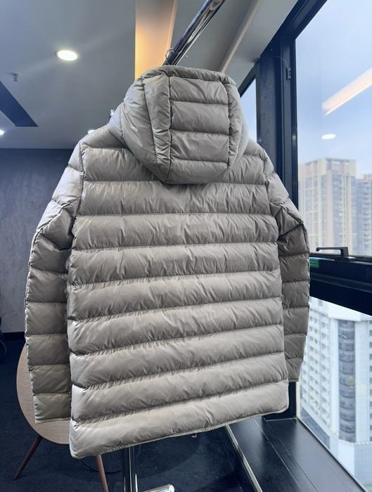 Clothing Moncler puffer jacket with belt Beige
