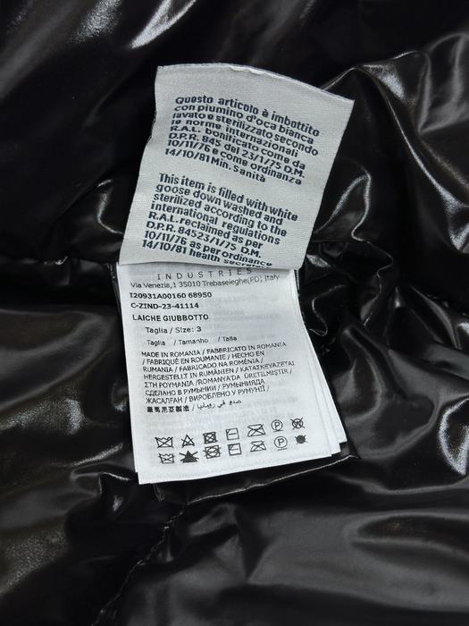 Clothing Moncler puffer jacket with fur collar Black 003