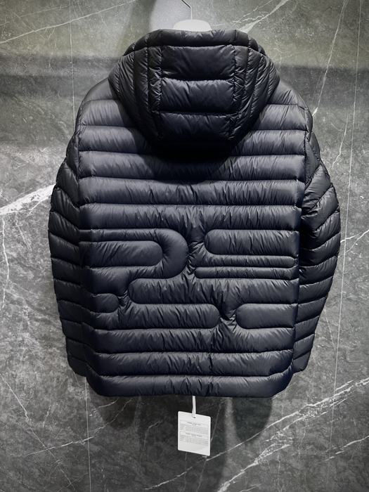 Clothing Moncler puffer jacket with hood Black 004