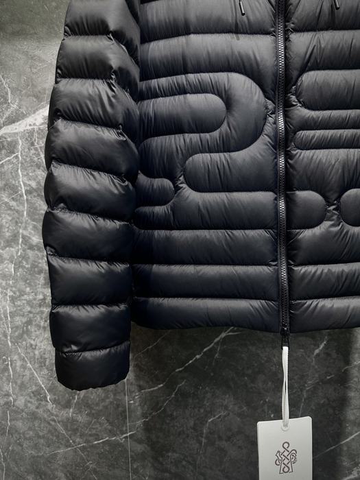Clothing Moncler puffer jacket with hood Black 004