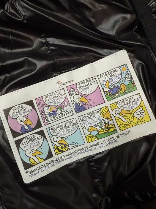 Clothing Moncler puffer jacket with hood Black 006