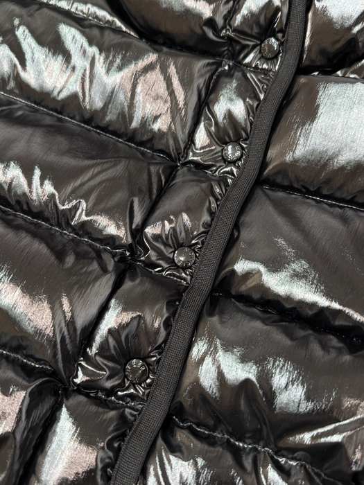 Clothing Moncler puffer jacket with hood Black 006