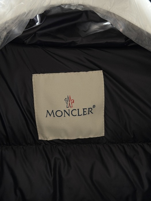 Clothing Moncler puffer jacket with hood Black
