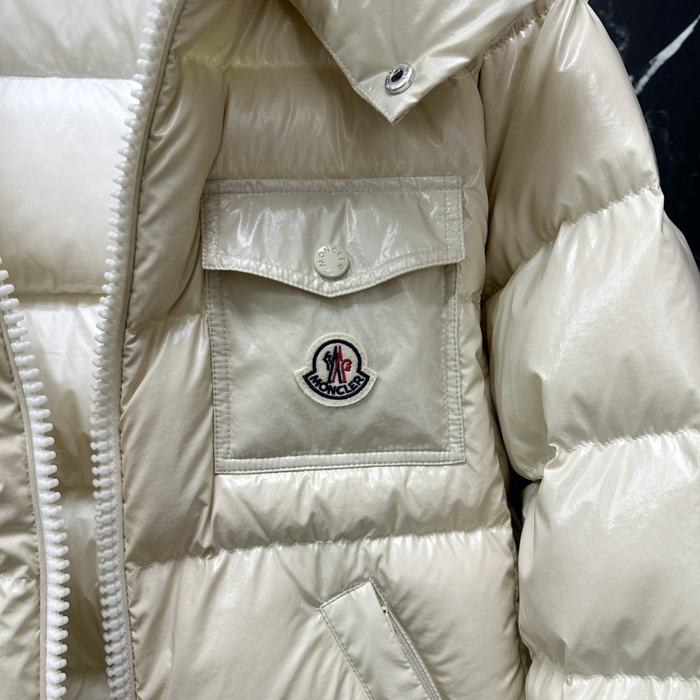 Clothing Moncler puffer jacket Beige 002