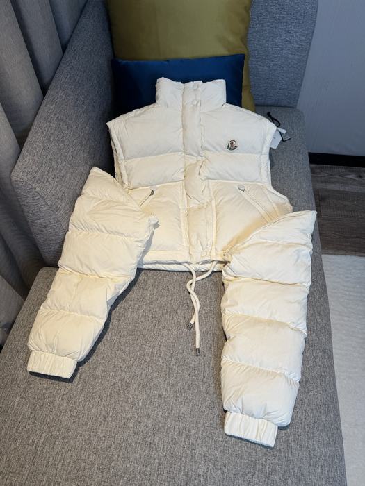 Clothing Moncler puffer jacket Beige