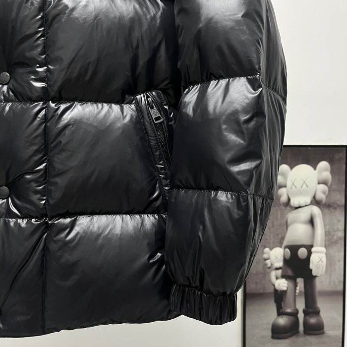 Clothing Moncler puffer jacket Black 001