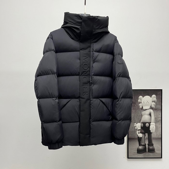 Clothing Moncler puffer jacket Black 003