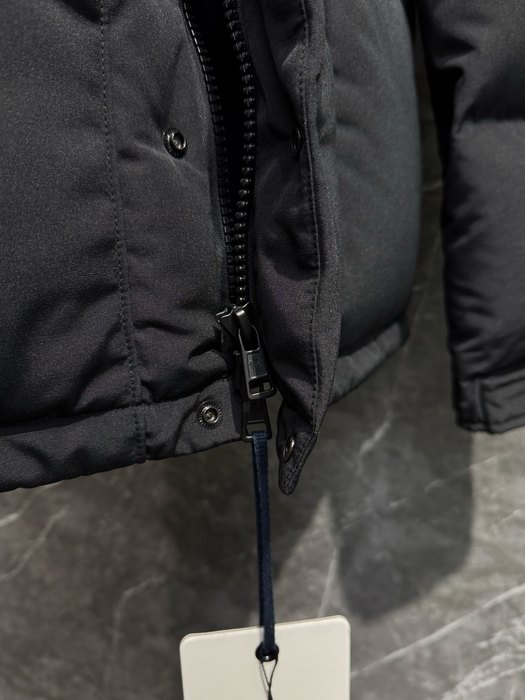 Clothing Moncler puffer jacket Black 008