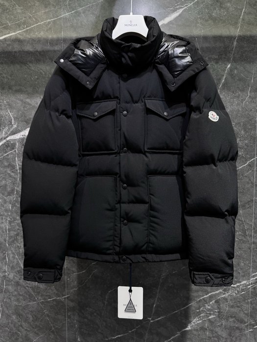 Clothing Moncler puffer jacket Black 008