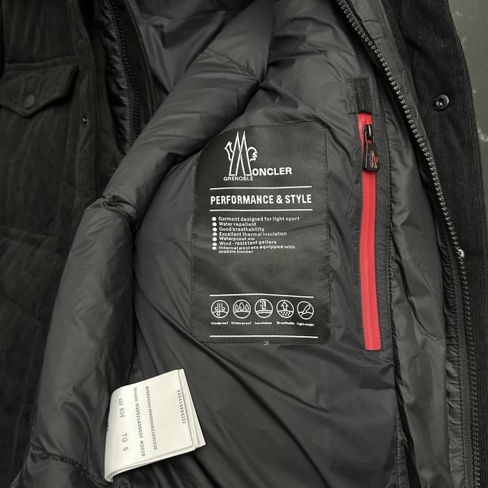 Clothing Moncler puffer jacket Black 009