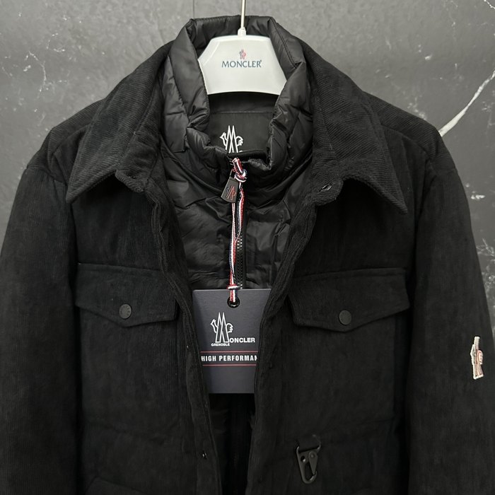 Clothing Moncler puffer jacket Black 009