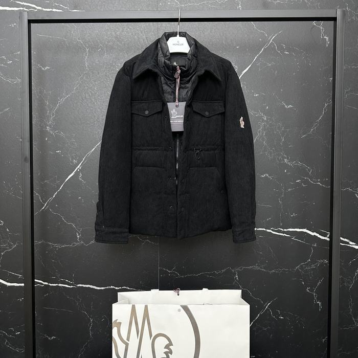 Clothing Moncler puffer jacket Black 009