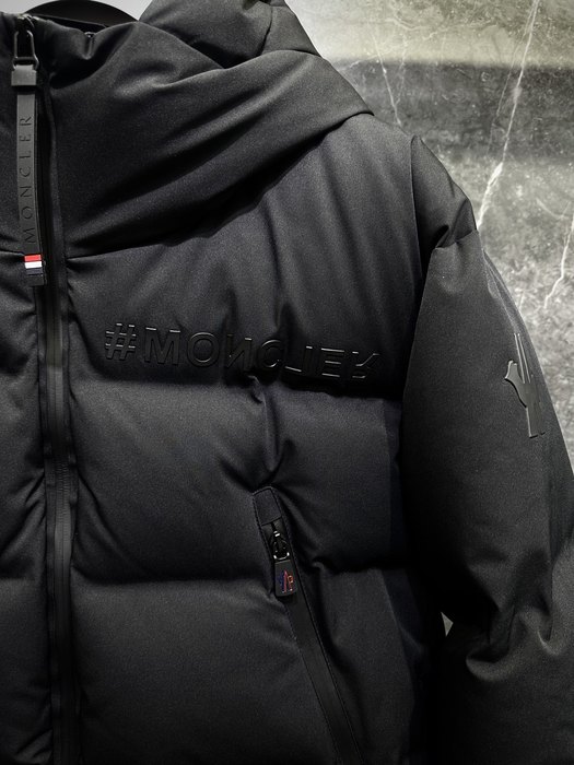 Clothing Moncler puffer jacket Black 011