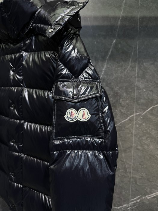 Clothing Moncler puffer jacket Black 017