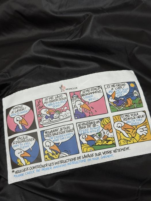 Clothing Moncler puffer jacket Black 020