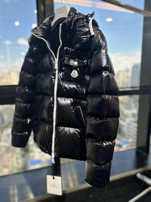Clothing Moncler puffer jacket Black 026