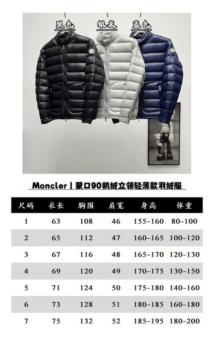 Clothing Moncler puffer jacket Black