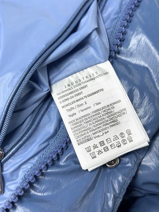 Clothing Moncler puffer jacket Blue 001