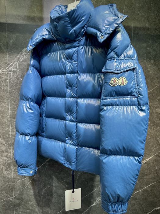 Clothing Moncler puffer jacket Blue 001