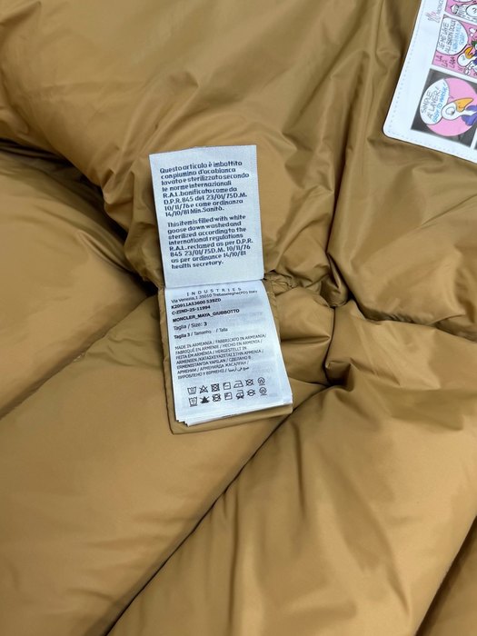 Clothing Moncler puffer jacket Brown