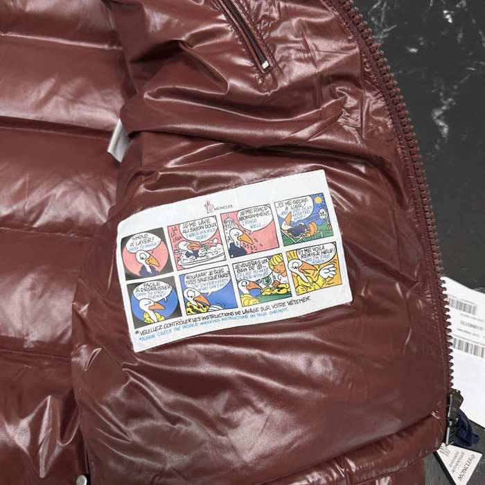 Clothing Moncler puffer jacket Burgundy